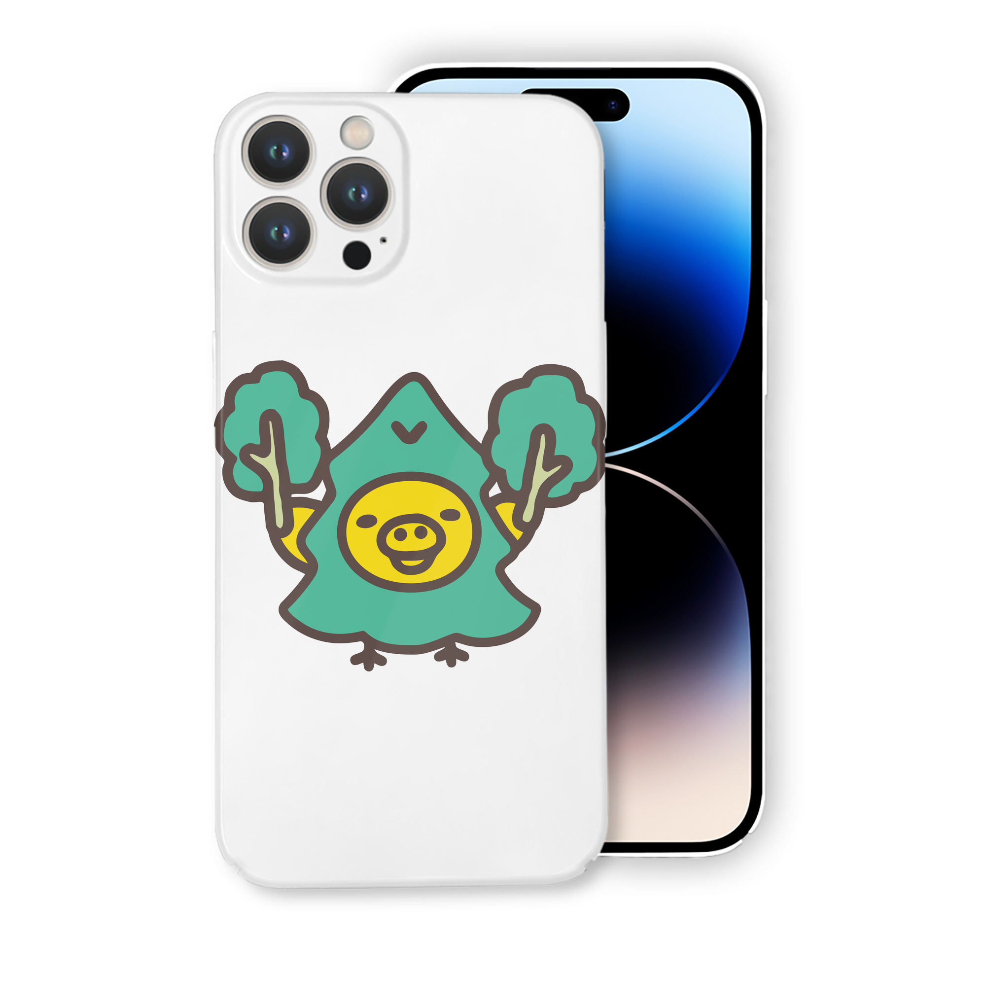 （画像用） リラックマ リラックマ キイロイトリ Rilakkuma Korilakkuma Kiiroitori 【iPhone 14シリーズ対応】ハードケース